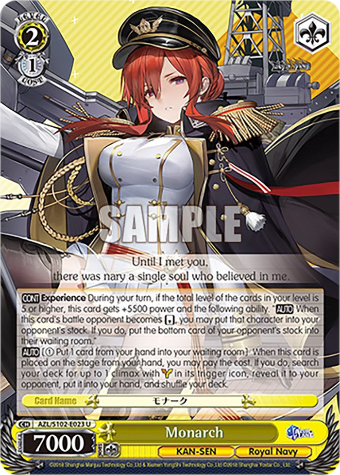 Image of Monarch (AZL/S102-E023 U) [Azur Lane]