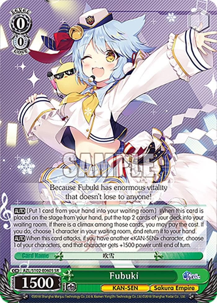 Image of Fubuki (AZL/S102-E060S SR) [Azur Lane]