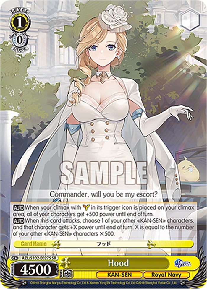 Image of Hood (AZL/S102-E027S SR) [Azur Lane]