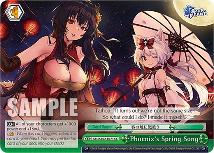 Image of Phoenix's Spring Song (AZL/S102-E071 CC) [Azur Lane]