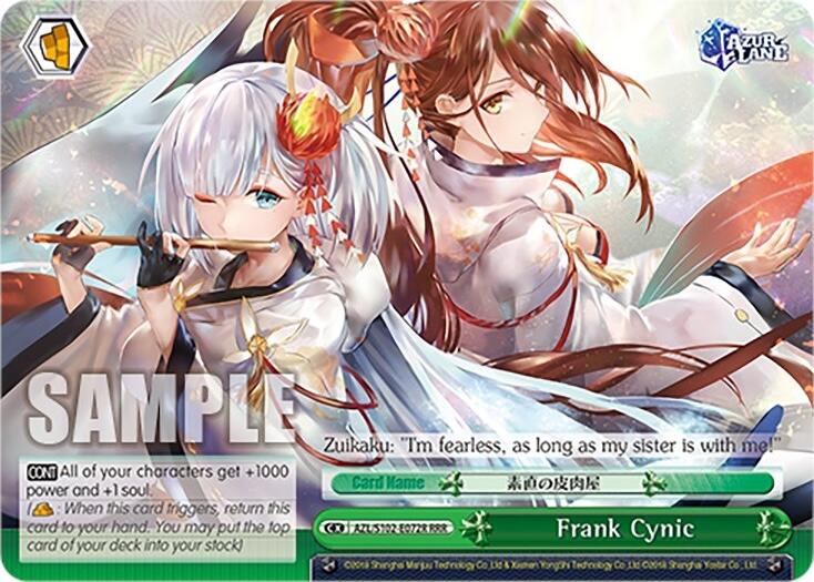 Image of Frank Cynic (AZL/S102-E072R RRR) [Azur Lane]