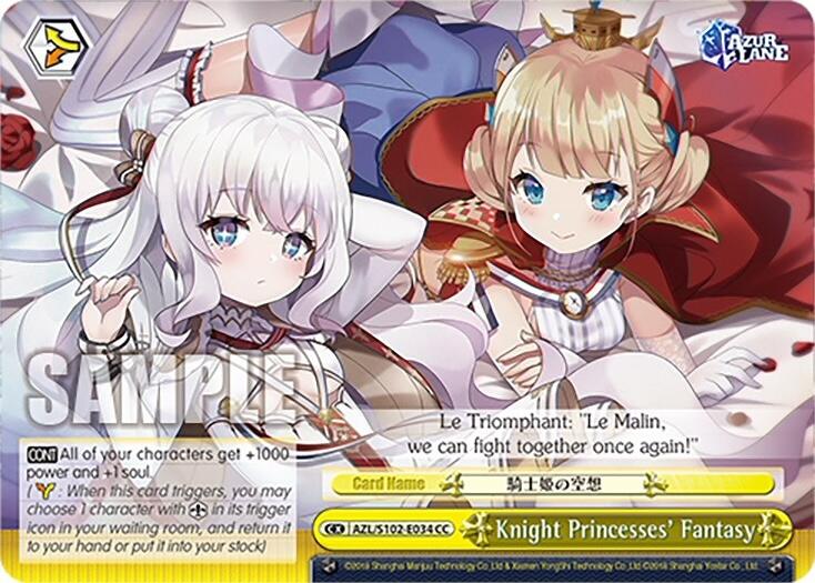 Image of Knight Princesses' Fantasy (AZL/S102-E034 CC) [Azur Lane]