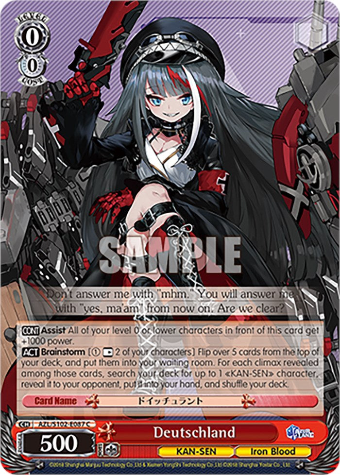 Image of Deutschland (AZL/S102-E087 C) [Azur Lane]