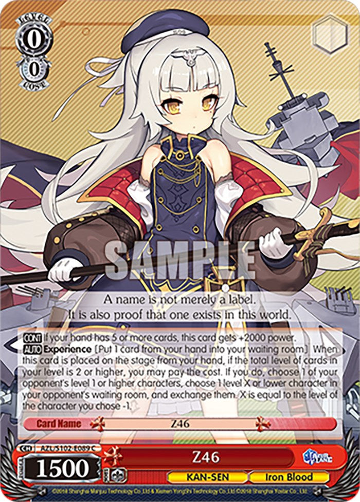 Image of Z46 (AZL/S102-E089 C) [Azur Lane]