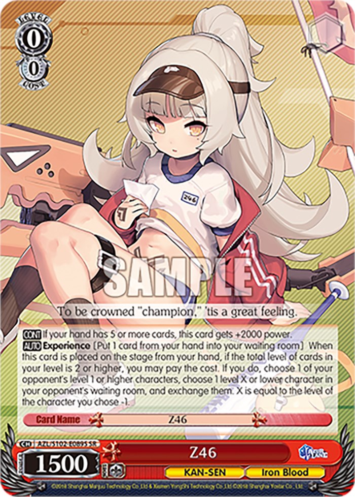 Image of Z46 (AZL/S102-E089S SR) [Azur Lane]