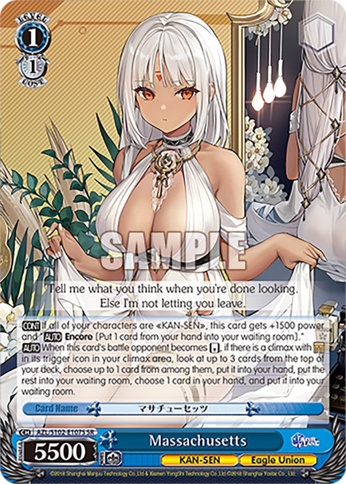 Image of Massachusetts (AZL/S102-E107S SR) [Azur Lane]