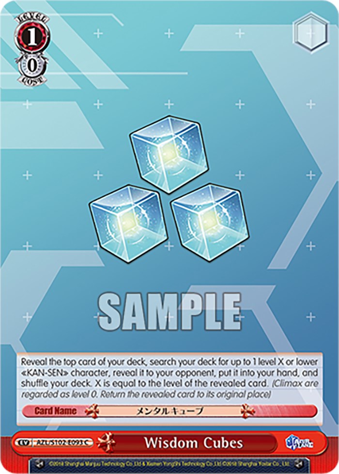 Image of Wisdom Cubes (AZL/S102-E093 C) [Azur Lane]