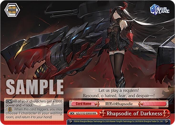 Image of Rhapsodie of Darkness (AZL/S102-E095R RRR) [Azur Lane]