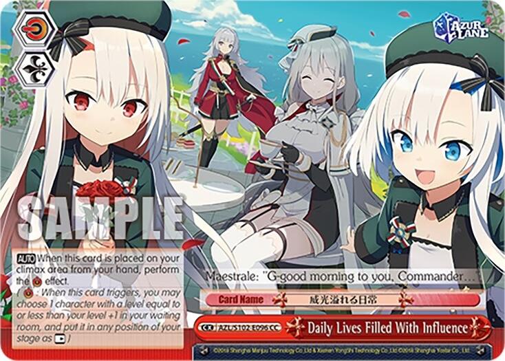 Image of Daily Lives Filled With Influence (AZL/S102-E096 CC) [Azur Lane]