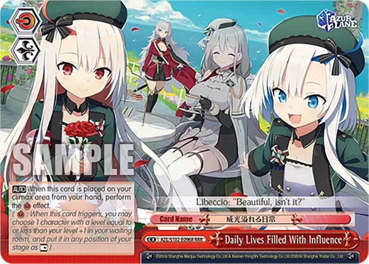 Image of Daily Lives Filled With Influence (AZL/S102-E096R RRR) [Azur Lane]