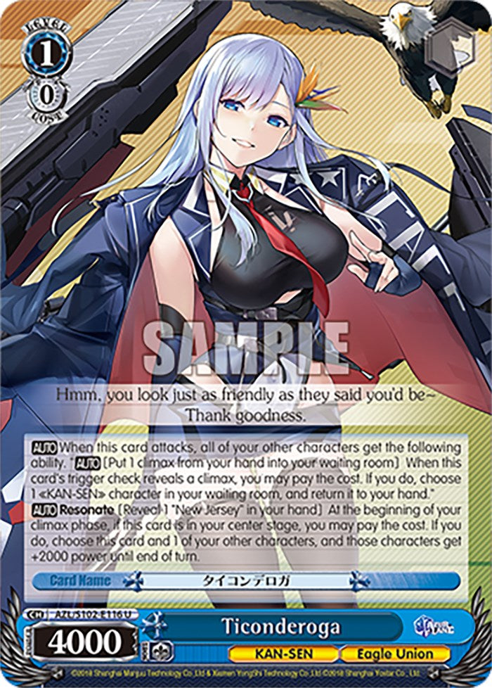 Image of Ticonderoga (AZL/S102-E116 U) [Azur Lane]