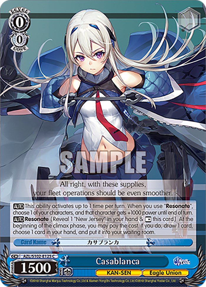 Image of Casablanca (AZL/S102-E125 C) [Azur Lane]