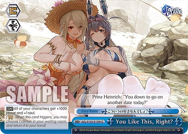 Image of You Like This, Right? (AZL/S102-E138 CC) [Azur Lane]