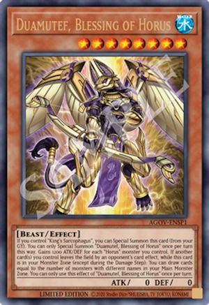 Image of Duamutef, Blessing of Horus (AGOV-ENSP1) [AGOV-ENSP1] Ultra Rare