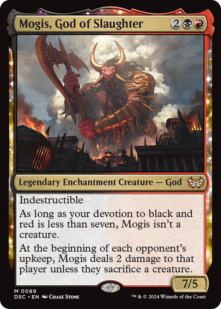 Image of Mogis, God of Slaughter [Duskmourn: House of Horror Commander]