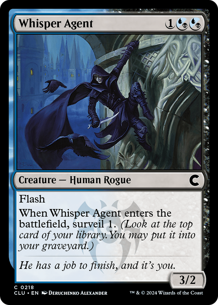 Image of Whisper Agent [Ravnica: Clue Edition]