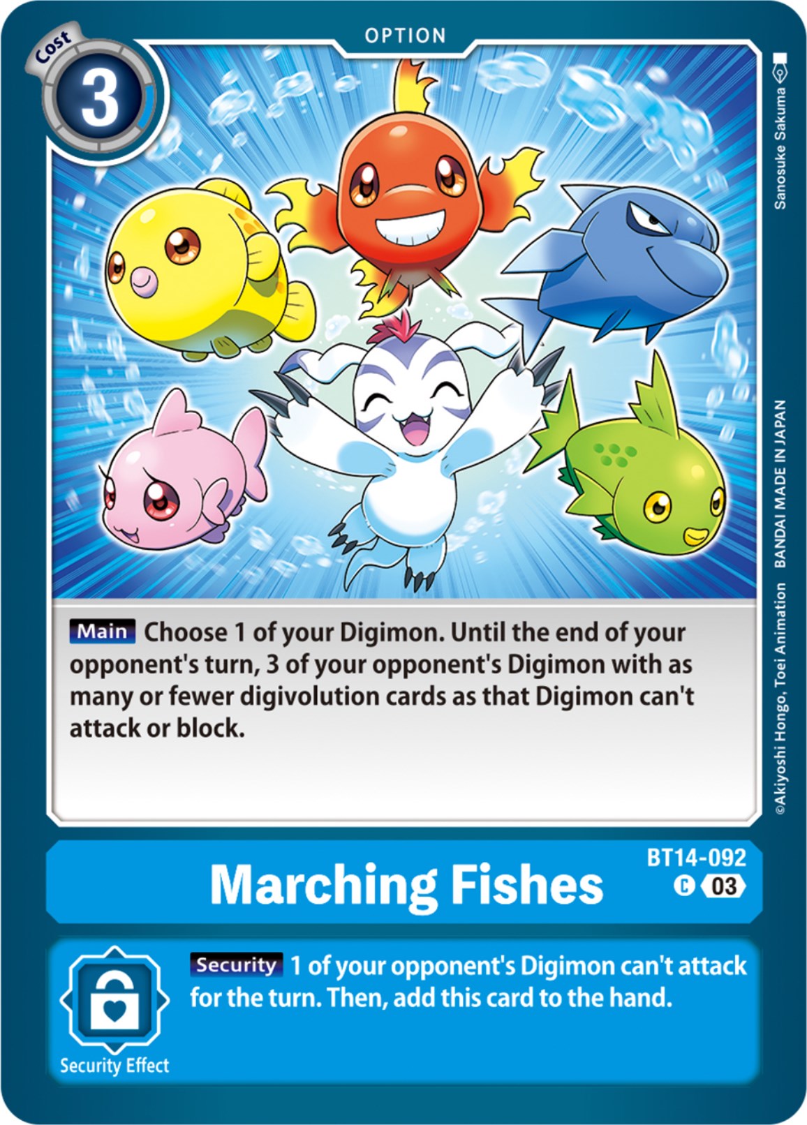 Image of Marching Fishes [BT14-092] [Blast Ace]