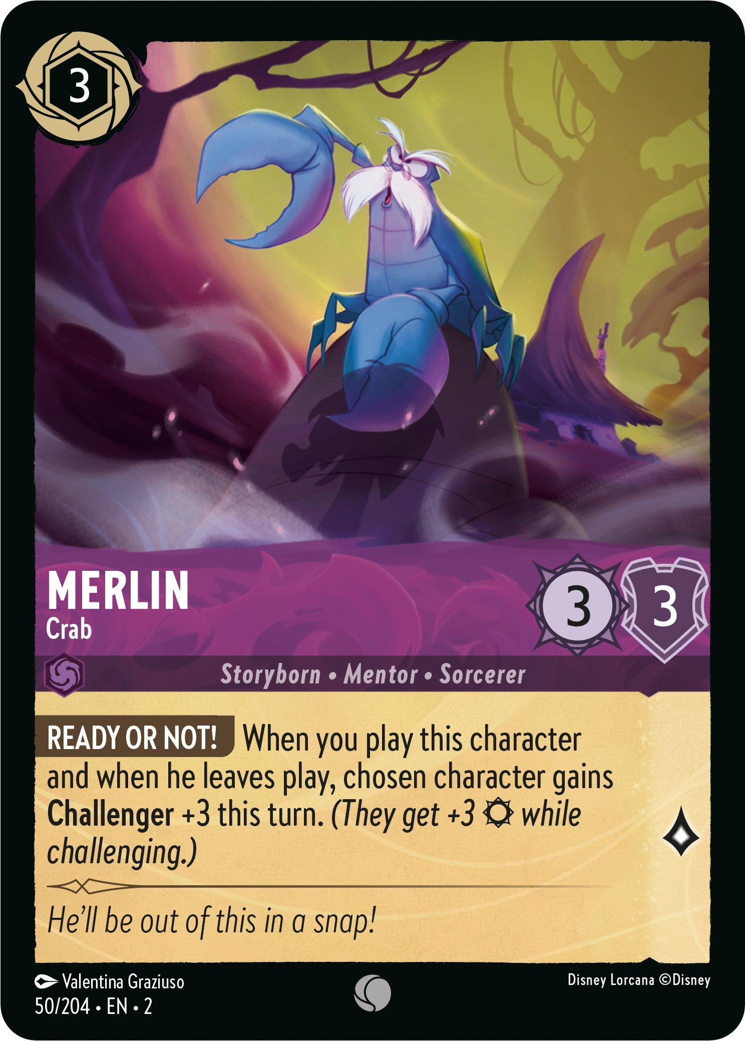 Image of Merlin - Crab (50/204) [Rise of the Floodborn]
