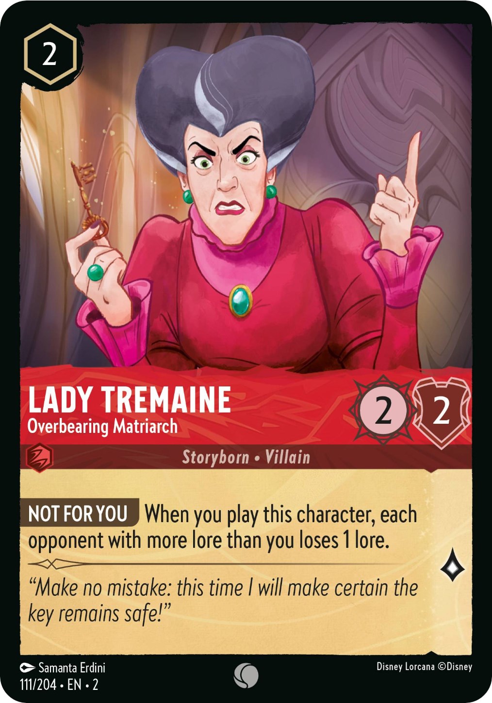 Image of Lady Tremaine - Overbearing Matriarch (111/204) [Rise of the Floodborn]