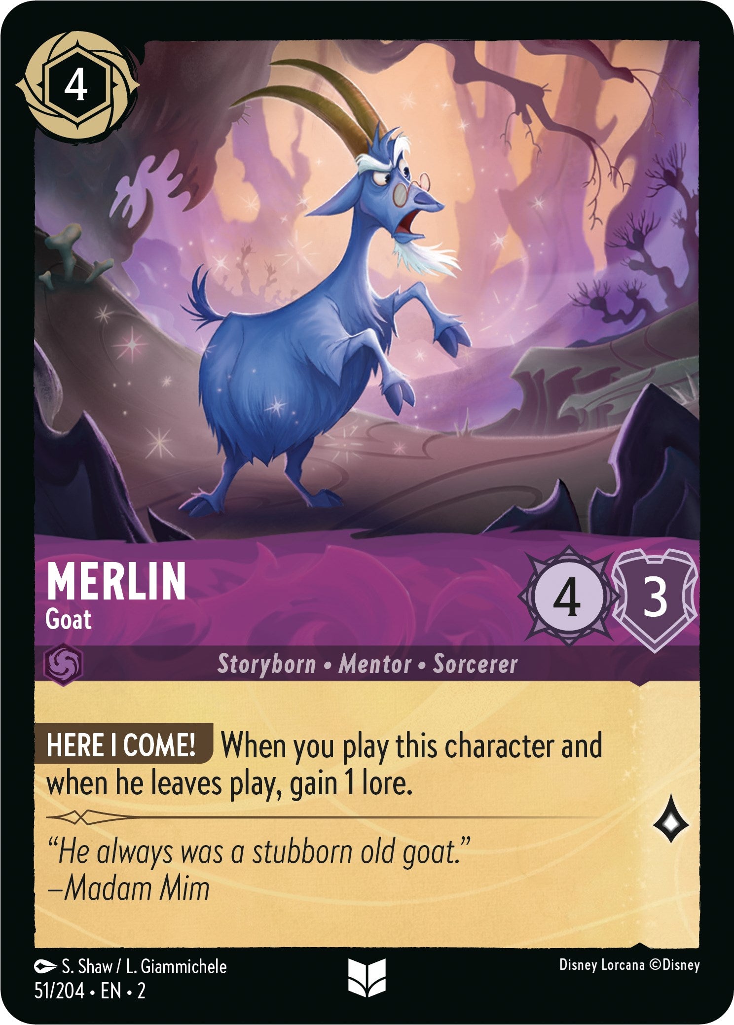 Image of Merlin - Goat (51/204) [Rise of the Floodborn]