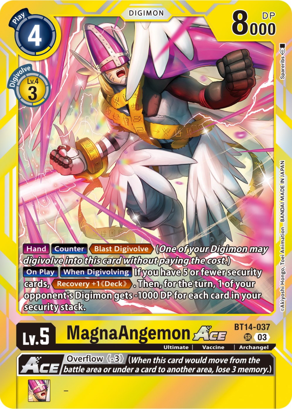 Image of MagnaAngemon Ace [BT14-037] [Blast Ace]