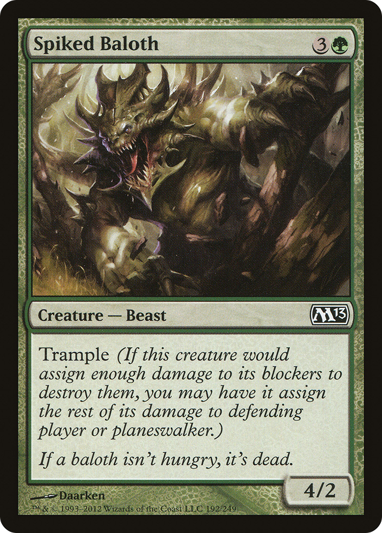 Image of Spiked Baloth [Magic 2013]