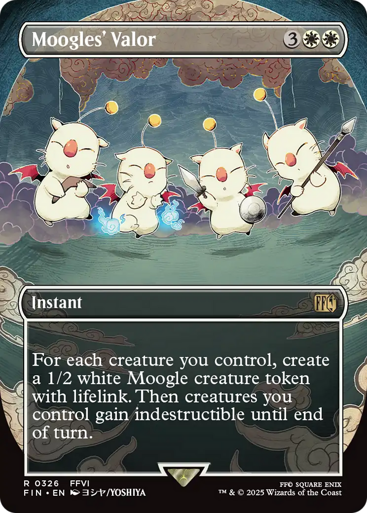 Image of Moogles' Valor (Borderless) [FINAL FANTASY]