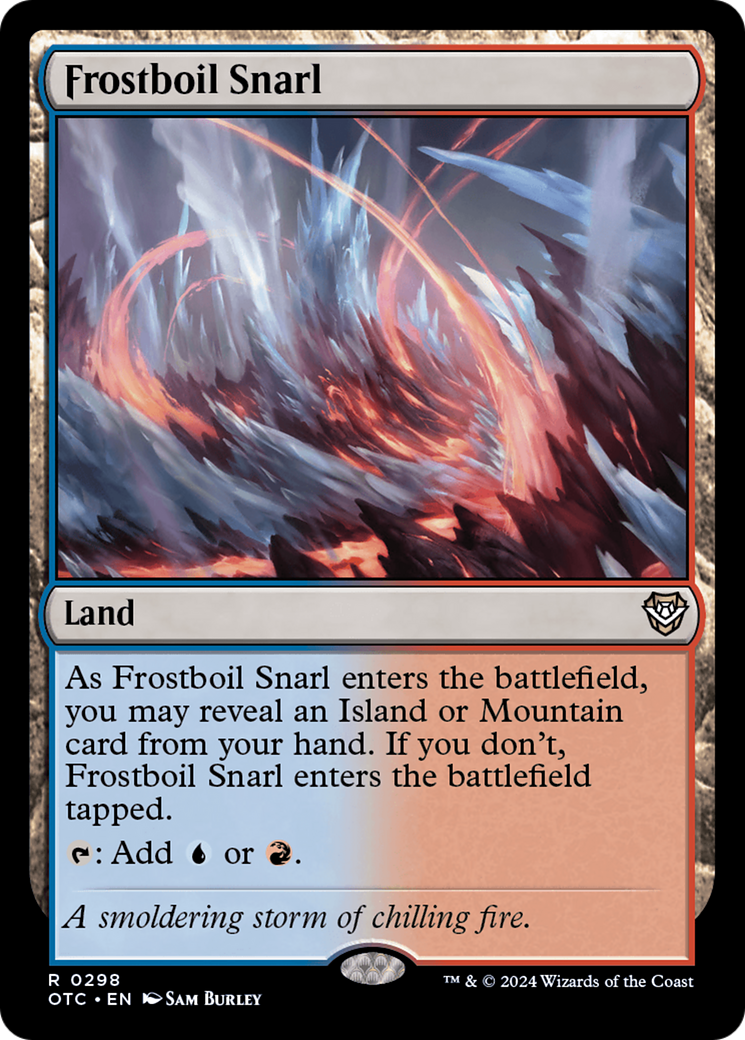 Image of Frostboil Snarl [Outlaws of Thunder Junction Commander]