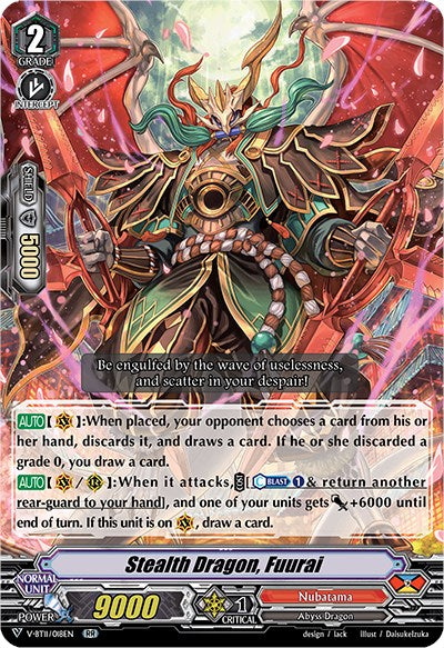 Image of Stealth Dragon, Fuurai (V-BT11/018EN) [Storm of the Blue Cavalry]