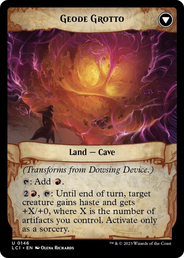 Image of Dowsing Device // Geode Grotto [The Lost Caverns of Ixalan]