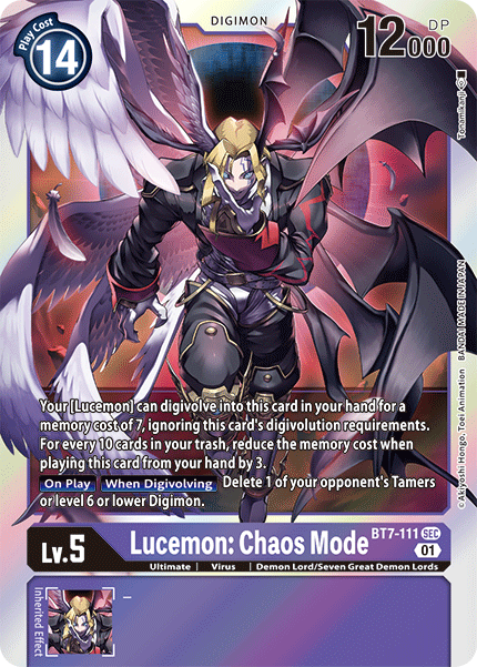 Image of Lucemon: Chaos Mode [BT7-111] [Next Adventure]