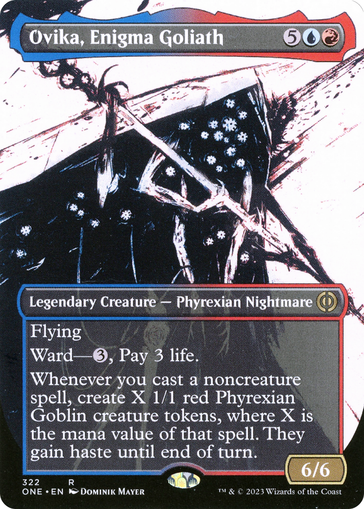 Image of Ovika, Enigma Goliath (Borderless Ichor) [Phyrexia: All Will Be One]