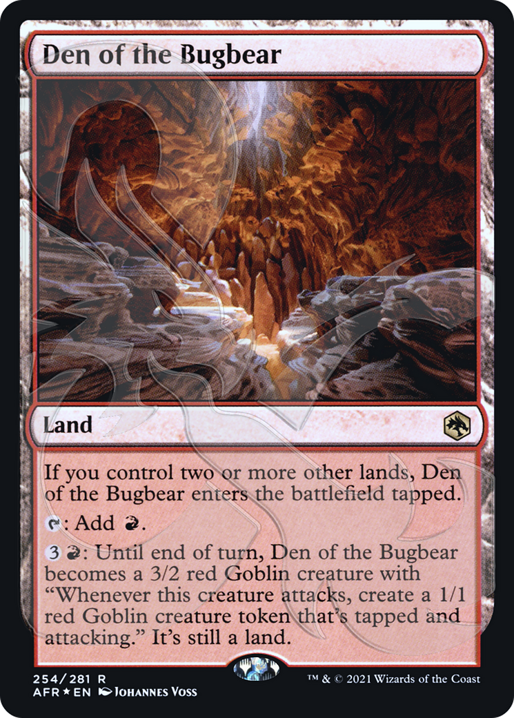 Image of Den of the Bugbear (Ampersand Promo) [Dungeons & Dragons: Adventures in the Forgotten Realms Promos]