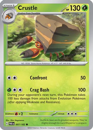 Image of Crustle (007/182) [Scarlet & Violet: Paradox Rift]