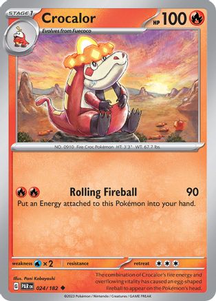Image of Crocalor (024/182) [Scarlet & Violet: Paradox Rift]