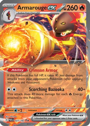 Image of Armarouge ex (027/182) [Scarlet & Violet: Paradox Rift]