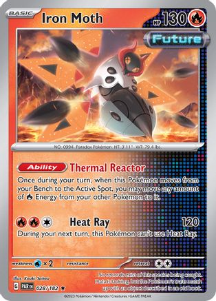 Image of Iron Moth (028/182) [Scarlet & Violet: Paradox Rift]