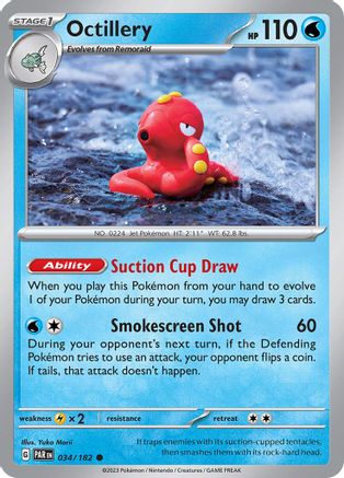 Image of Octillery (034/182) [Scarlet & Violet: Paradox Rift]