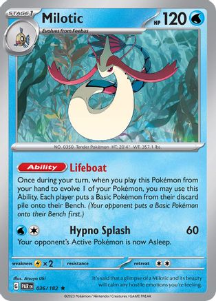 Image of Milotic (036/182) [Scarlet & Violet: Paradox Rift]