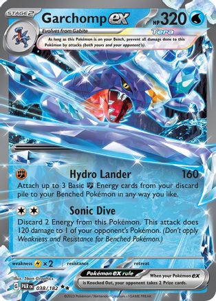 Image of Garchomp ex (038/182) [Scarlet & Violet: Paradox Rift]