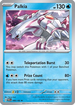 Image of Palkia (040/182) [Scarlet & Violet: Paradox Rift]