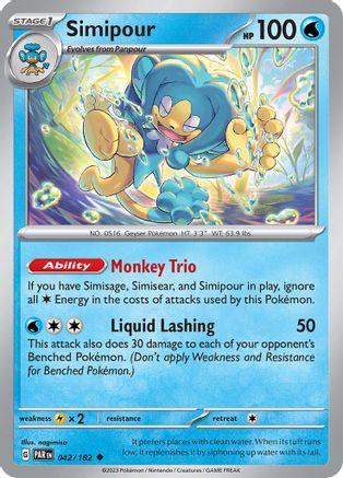 Image of Simipour (042/182) [Scarlet & Violet: Paradox Rift]