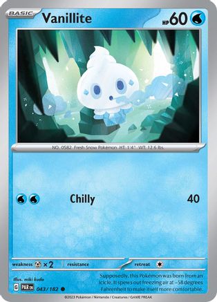 Image of Vanillite (043/182) [Scarlet & Violet: Paradox Rift]