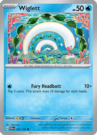 Image of Wiglett (051/182) [Scarlet & Violet: Paradox Rift]