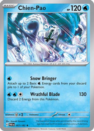 Image of Chien-Pao (057/182) [Scarlet & Violet: Paradox Rift]