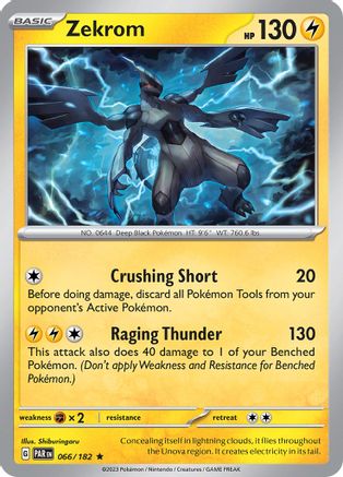 Image of Zekrom (066/182) [Scarlet & Violet: Paradox Rift]