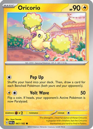 Image of Oricorio (067/182) [Scarlet & Violet: Paradox Rift]