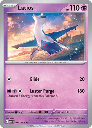 Image of Latios (073/182) [Scarlet & Violet: Paradox Rift]
