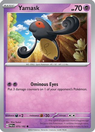 Image of Yamask (075/182) [Scarlet & Violet: Paradox Rift]