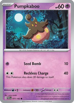 Image of Pumpkaboo (077/182) [Scarlet & Violet: Paradox Rift]